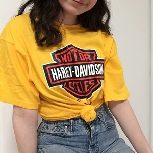 Yellow Harley Davidson T-Shirt!